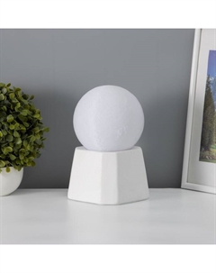Лампа настольная «Полная луна»LED 1×40 Вт Е27 белый 12×12×21 см Risalux