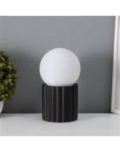 Лампа настольная «Луна»LED 1×40 Вт Е27 черный 11×11×21 см Risalux