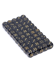 Кубики игральные, 1.6×1.6 см, набор 50 шт., чёрные Время игры