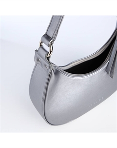 Сумка женская на молнии, цвет серебряный Richet