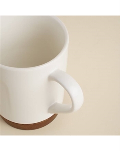 Кружка SL Home «Дольче фар ниенто», 400 мл, керамика, белая Sima-land home