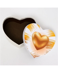 Набор подарочных коробок сердце 3 в 1, 22×20×9/19×17×7.5/16×13.5×6 см Upak land