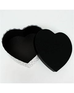 Набор подарочных коробок сердце 3 в 1, L:28.5×26.3×13 M:26×24×11.5 S:23.5×21.5×10 см Upak land