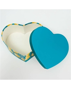 Набор подарочных коробок сердце 3 в 1, L:30.5×27.5×13.5 M:27.5×24×11.5 S:24.5×21×10 см Upak land