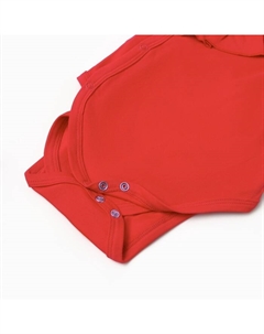 Боди детское Winter, рост 56-62 см, красное Minaku