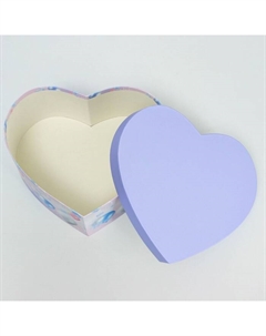 Набор подарочных коробок сердце 3 в 1, L:30.5×27.5×13.5 M:27.5×24×11.5 S:24.5×21×10 см Upak land