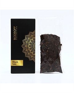 Набор подарочный премиум чай и шоколад Black Tea, 200 г Бодрoff