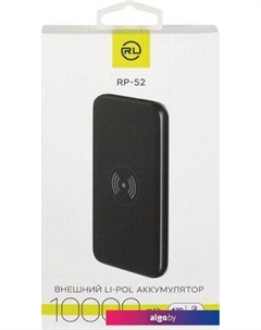 Внешний аккумулятор RP52 10000mAh (черный) Red line