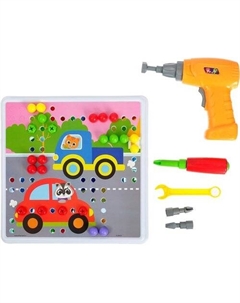 Конструктор Конструктики с шуруповертом (223 детали) Zabiaka