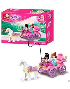 Конструктор Розовая мечта M38-B0239 Карета принцессы Sluban