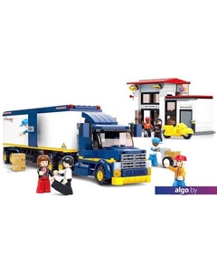 Конструктор M38-B0318 Большой грузовик грузоперевозчик Sluban