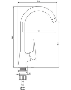 Смеситель Boro BMO 062M Deante