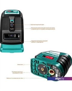 Лазерный нивелир CL-70-4 34660-4 (с держателем и детектором, кейс) Kraftool