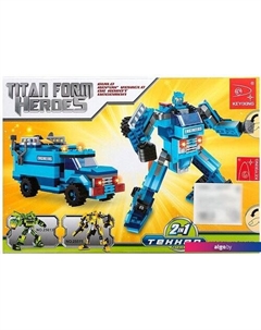 Конструктор Капитан. Робот-трансформер 1283683 Keyixing