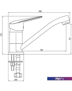 Смеситель Boro BMO 026M Deante