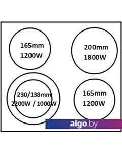 Варочная панель HV 641 BS Weissgauff
