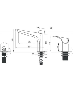 Смеситель Hiacynt BQH N13M Deante