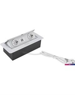 Сетевой фильтр CS-SOCKET-EU/USBA-WH Cactus