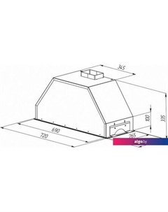 Кухонная вытяжка K 014.7 X Zigmund & shtain