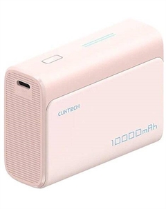 Внешний аккумулятор PB100 10000mAh 30W (розовый) Cuktech