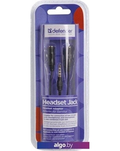 Адаптер Jack 2x 3.5 mm - 3.5 mm [63012] Defender