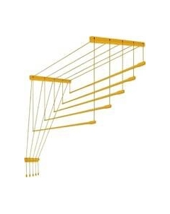 Сушилка для белья Comfort Alumin Group Потолочная Алюминиевая Gold Style 5 прутьев 1.9м Comfort alumin group