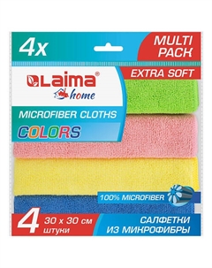 Салфетка из плотной микрофибры MULTI PACK PRO COLOUR 30 Laima