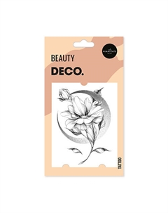 Татуировка для тела Ubeyko by Miami tattoos переводная Moon flower Deco.