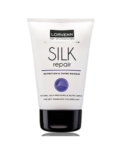 Интенсивная реструктурирующая маска с протеинами шёлка SILK REPAIR 100 Lorvenn hair professionals