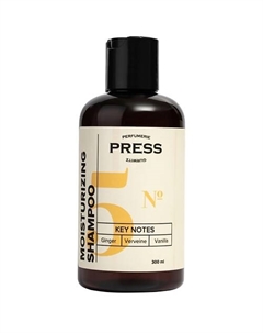 Шампунь для волос безсульфатный парфюмированный №5 глубокой очистки 300 Press gurwitz perfumerie