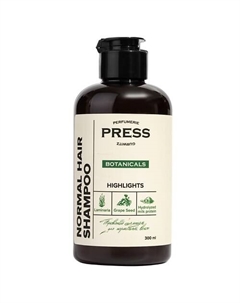 Шампунь для волос Botanicals безсульфатный профессиональный 300 Press gurwitz perfumerie