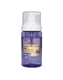 Пенка мягкая ежедневная с Пантенолом увлажняющая очищающая Гиалурон Эффект 150 Invit