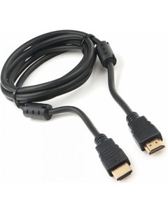 Кабель Cablexpert HDMI CCF2-HDMI4-6, 1,8м, v2.0, 19M/19M, черный, позол.разъемы, экран, 2 ферр кольц