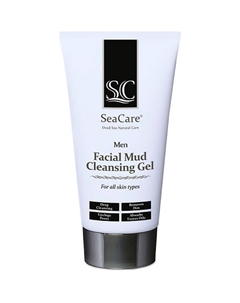 Мужской грязевой очищающий гель для умывания лица с Минералами Мертвого моря и Пентавитином 150 Seacare