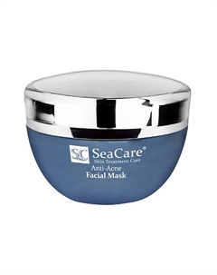 Маска Анти-Акне для лица от прыщей и угрей из натуральной Глины с Эвермат и Гамамелисом 50 Seacare