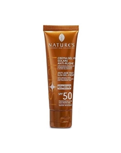 Крем - гель для лица солнцезащитный SPF 50 антивозрастной iSolari 50 Nature's harmony and wellbeing