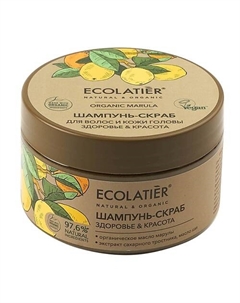 GREEN Шампунь-скраб для волос и кожи головы Здоровье & Красота ORGANIC MARULA 300 Ecolatier