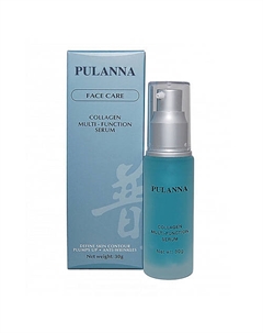 Сыворотка для лица антивозрастная с коллагеном, гиалуроновой кислотой, протеинами шёлка 30 Pulanna