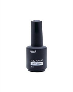 Глянцевый топ для гель-лака без липкого слоя TOP СOAT ULTRA GLOSS 15 Runail professional