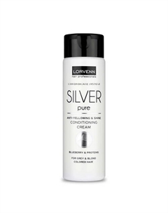Нейтрализующий крем-кондиционер SILVER PURE ANTI-YELLOWING 300 Lorvenn hair professionals