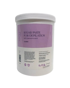 Сахарная паста с гиалуроновой кислотой для шугаринга и депиляции Medium 1600 Alevì