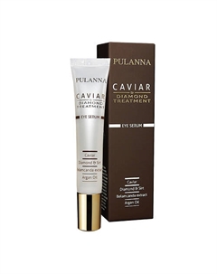 Крем сыворотка для глаз от морщин с экстрактом икры и бриллиантовой пудрой 20 Pulanna