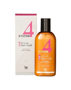 Терапевтическая пилинговая маска О для глубокого очищения Oil Cure Hair Mask System 4 215 System4