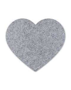 Коврик из фетра для компьютерной мыши в форме сердца Flexpocket