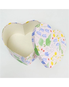 Набор подарочных коробок сердце 3 в 1, L.29×28×16 M.26×25×14 S.23×22×12 см Upak land