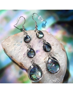 Серьги «Галиотис» капель Qf