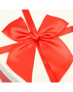 Набор подарочных коробок сердце 3 в 1, «Красный бант», 22×20×9; 19×17×7.5; 16×13.5×6 см Upak land