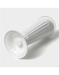 Ваза для цветов под срезку, 5 л, пластиковая, белая Альтернатива