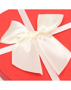 Набор подарочных коробок сердце 3 в 1, «Белый бант», 22×20×9; 19×17×7.5; 16×13.5×6 см Upak land