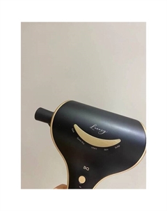 Фен BQ HD1211M, 1800 Вт, 2 скорости, 3 температурных режима, чёрно/золотой Bq